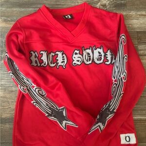 Osiris red small sweater